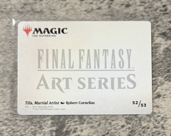 Final Fantasy Magic MTG Art Series 52/53 Tifa Martial Artist Gold Stamp - Image 3