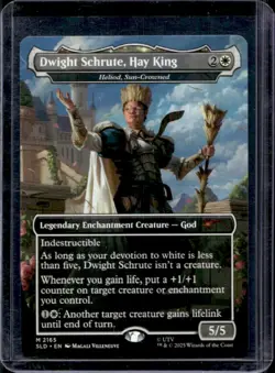 2025 Magic The Gathering Secret Office Dwight Schrute Hay King Foil #2165 - Image 1