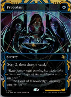 Preordain R Secrets of Strixhaven: Mystical Archive 21 NM Foil - Image 1