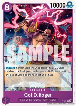 Gol.D.Roger (Store Tournament 2025 Vol. 4) [OP-PR - P-107] - NM TCG One Piece - Image 1