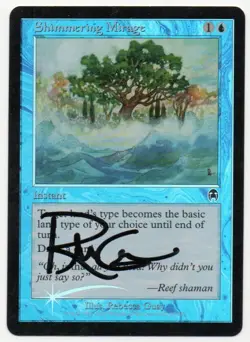 MTG M:tG APOCALYPSE Shimmering Mirage FOIL - SIGNED by Rebecca Guay! - Image 1