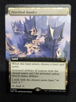 Petrified Hamlet (Extended Art) Secrets of Strixhaven Regular - Image 1