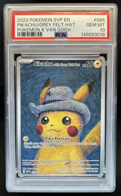 2023-25 Pokemon SV Black Star Promos Pikachu #085 PSA 10 GEM MINT - Image 1