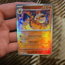 Pokemon TCG Flareon (Master Ball Pattern) 013/131 Prismatic Evolutions - Image 1