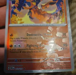 Pokemon TCG Flareon (Master Ball Pattern) 013/131 Prismatic Evolutions - Image 2