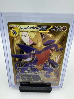 Pokemon Cynthia's Garchomp ex SV10 Hyper Rare Full Art Holo #241/182 330 HP - Image 1