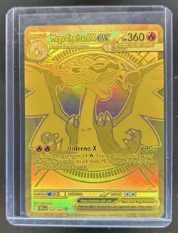 2025 Pokemon Phantasmal Flames Mega Charizard X ex Hyper Rare #130/094 - Image 1