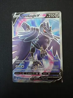 Pokemon - Corviknight V (Full Art) 156/163 Swsh05: Battle Styles Holo - LP/NM - Image 1
