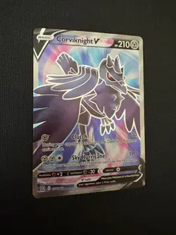 Pokemon - Corviknight V (Full Art) 156/163 Swsh05: Battle Styles Holo - LP/NM - Image 2