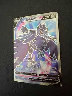 Pokemon - Corviknight V (Full Art) 156/163 Swsh05: Battle Styles Holo - LP/NM - Image 3