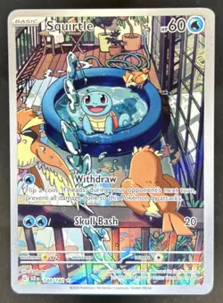 2024 Pokemon Stellar Crown Squirtle #148/142 - Image 1