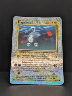 Magnemite Pokemon TCG Legendary Collection Reverse Holo Rare fireworks - Image 3