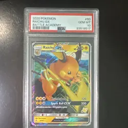 PSA 10 Pokemon Raichu GX Battle Academy 60/68 Holo Promo Card (2020) - Image 1
