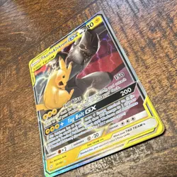Pikachu & Zekrom GX TAG TEAM 33/181 SM-Team Up Ultra Rare Pokemon Card - Image 3