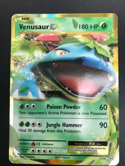 Venusaur EX ULTRA RARE 1/108 Pokemon Card TCG XY Evolutions HOLO NM 2016 - Image 1