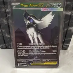 Pokemon Mega Absol EX Special Illustration Rare Holo 180/132 Me01 HP280 - Image 1