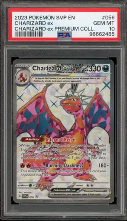 Pokemon Charizard ex Premium Coll. Promo SVP EN 056 PSA 10 Gem Mint - Image 1