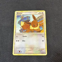 Eevee 47/90 Heart Gold Soul Silver Undaunted Pokemon NM - Image 1
