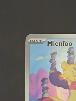 Pokemon Mienfoo 133/086 Illustration Rare Sv: White Flare Full Art NM - Image 3
