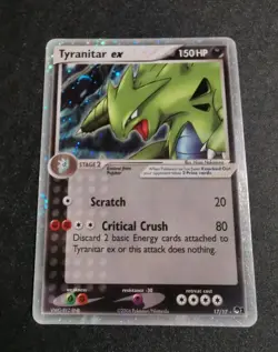 Pokemon Tyranitar EX 17/17 Holo Ultra Rare Pop Series - Image 2