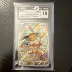 Pokemon Eevee #173 Black Star Promo 2025 Prismatic Evolutions CGC 10 Gem Mint - Image 1