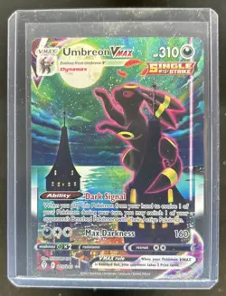 2021 Pokemon SWSH Evolving Skies Umbreon VMAX #215/203 - Image 1