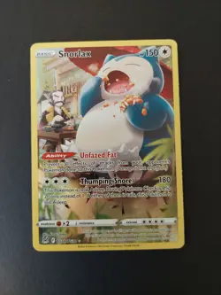 Pokemon TCG Snorlax Lost Origin Trainer Gallery Full Art Ultra Rare TG10/TG30 MP - Image 1