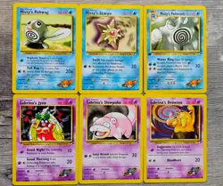 Pokemon Vintage GYM HEROES Card Lot 1999 WOTC LP/NM No Dupes - Image 4