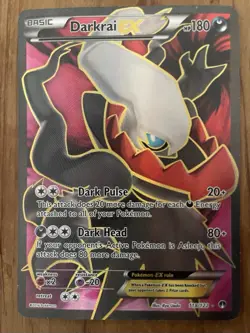 Pokemon TCG Darkrai EX 118/122 Full Art XY Breakpoint Set MP Condition - Image 1