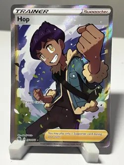 Pokemon 2020 Champion's Path Hop 73/73 Trainer Full Art Ultra Rare NM - Image 1