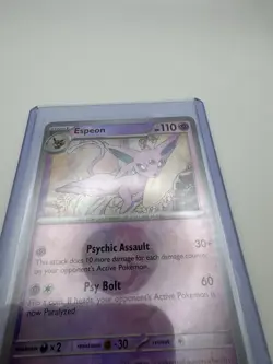 MASTER BALL Pokemon Espeon Sv: Prismatic Evolutions Rare #033/131 110 HP 2025 - Image 3