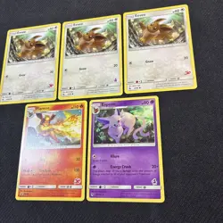 Eevee Flareon Espeon Lot Battle Academy Pokemon Set NM - Image 3