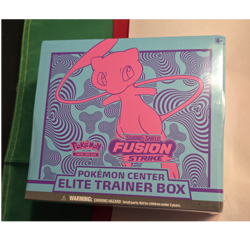 Pokemon Center Fusion Strike Elite Trainer Box Mew English TCG 2021 - Image 1