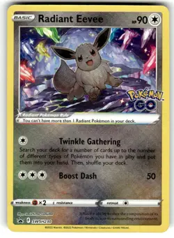 SWSH: Sword & Shield Promo Cards #SWSH230 Radiant Eevee LP - Image 1