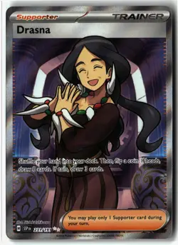 Drasna ⭐ 231/191 Holo Ultra Rare Surging Sparks 2024 Pokemon NM - Image 1
