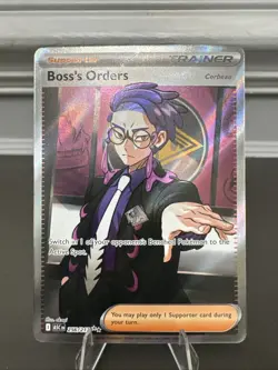 Boss’s Orders 256/217 Ultra Rare Full Art Pokemon TCG Ascended Heroes - Image 1