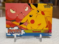 1999 Pokemon The First Movie #54 Pikachu's Vacation (TeamWork) Blue Logo NM - Image 1