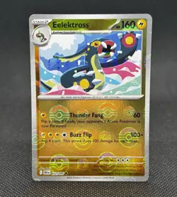 Pokemon Elektross 032/086 NM Reverse Holo Pokeball Pattern Black Bolt - Image 1