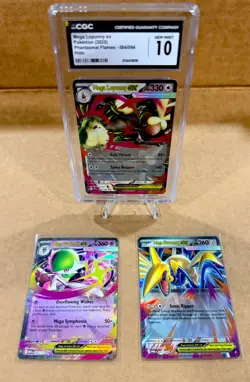 Pokemon CGC 10 Mega Lopunny Ex Pokemon (2025) Phantasmal Flames - 084/094 Holo - Image 1