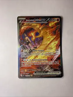 Team Rockets Moltres EX Destined Rivals 229/182 Secret Art Rare Card - Image 2
