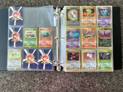 BINDER FULL OF OLD POKEMON CARDS ***READ DESCRIPTION*** - Image 1
