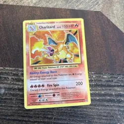 Pokemon TCG Charizard Evolutions Holo Card 11/108 See Pics - Image 1