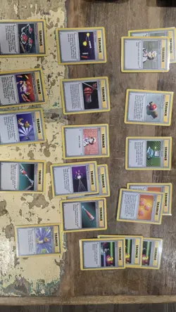 pokemon base set trainer cards lot 20 cards - Image 1