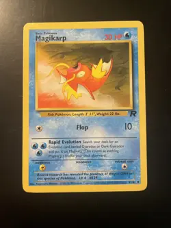 Pokemon MAGIKARP - Team Rocket Set - 47/82 - Uncommon Card - Unlimited - NM - Image 1