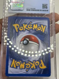 CGC 8.5 Mew 2001 Southern Islands 1/18 Reverse Holo SWIRL Pokemon Card - Image 3