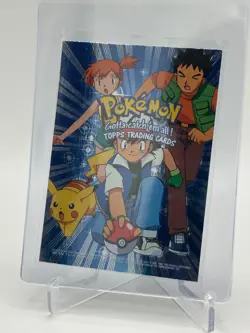 1999 Pokemon Topps TV Animation Series 1 Checklist Card Holo Foil NM/M - Image 1