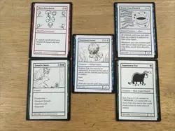MTG Play Test Card Lot Magic The Gathering 4 - Image 1