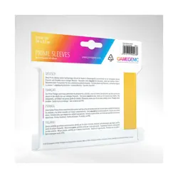 GameGenic Card Protection Prime Sleeves - Yellow (100) New - Image 2