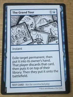 THE GRAND TOUR - MYSTERY BOOSTER TEST CARD - MTG - MAGIC - NM - Image 1