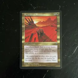 Magic the Gathering card Squandered Resources from Visions (LP) - Image 1
